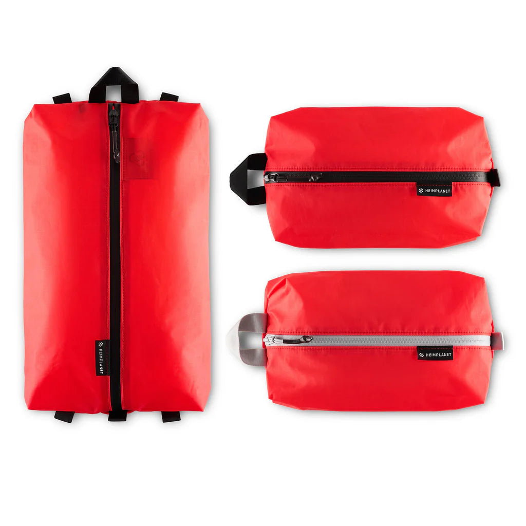 Carry Essentials Packing Cubes, RE-STORE EDITION (1x large & 2x small set)