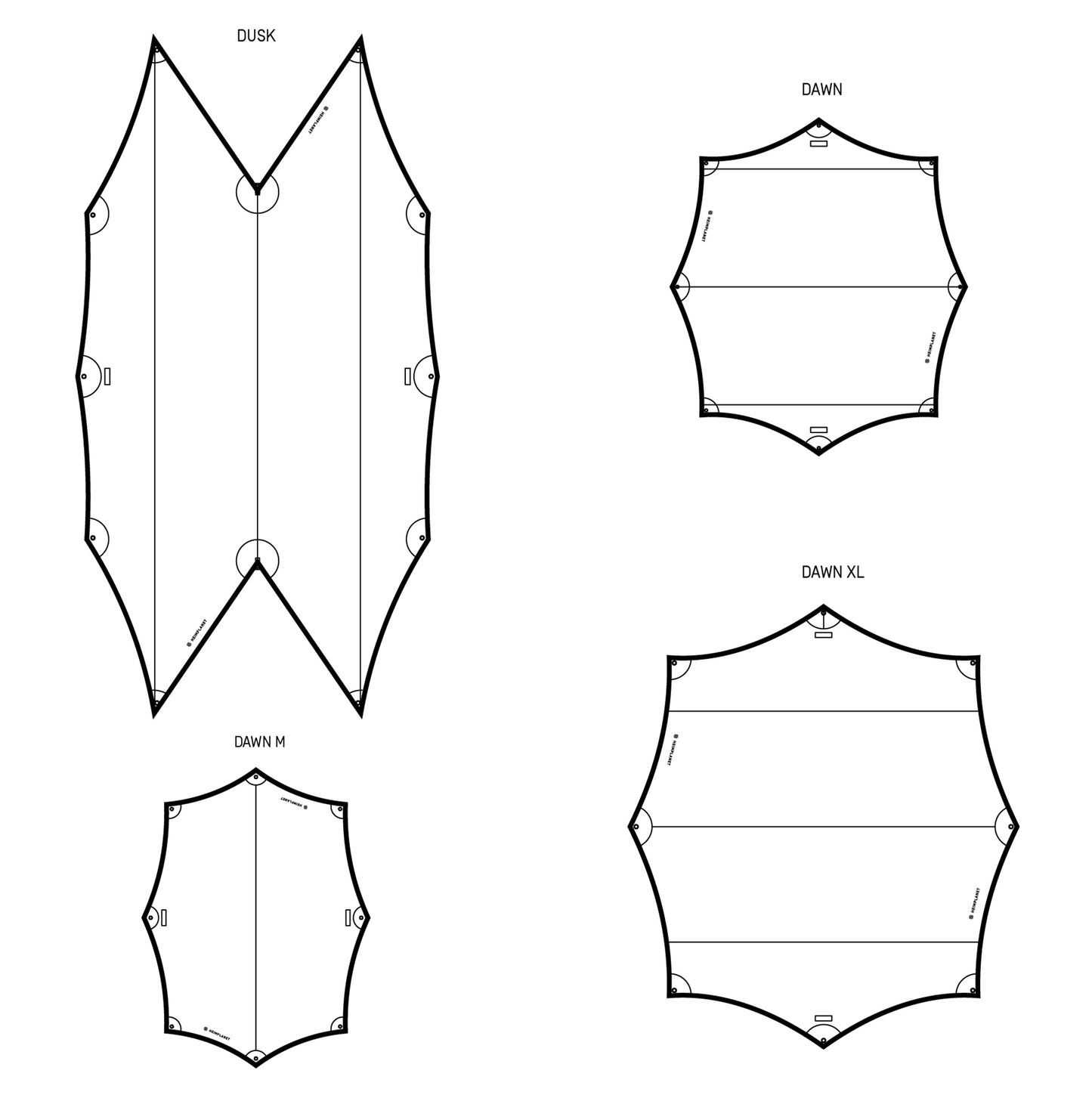 HEIMPLANET タープ DUSK