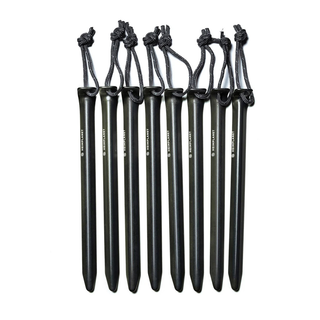 V-SHAPED ALUMINIUM TENT PEGS (8本)
