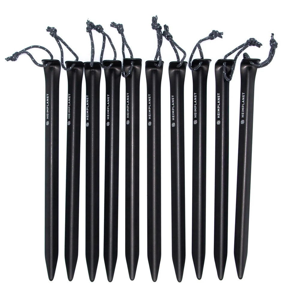 V-SHAPED XL ALUMINIUM TENT PEGS (10本)