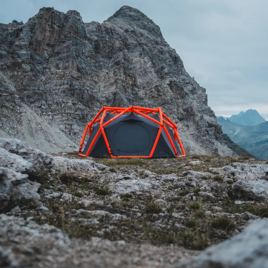 THE CAVE XL, 4-SEASON, NEON RED/CASTLEROCK