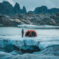 THE CAVE XL, 4-SEASON, NEON RED/CASTLEROCK
